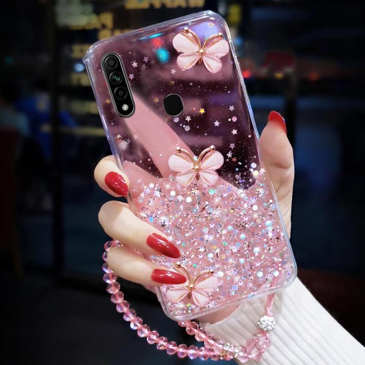 Phone case OPPO A31 Shiny Ring Case Glitter Soft Transparent