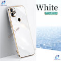 For Itel Vision 1 Plus Luxury 6D Plating Soft Casing Silicone Square Frame Phone Case Back Cover - Phone Back Cover.