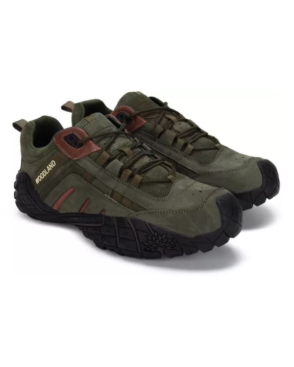 Woodland Men's Outdoor Shoes - 2318116 Olive Green