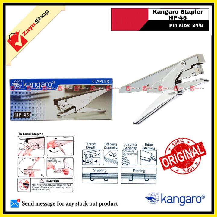 Kangaro HP-45 Stapler Machine Random Color
