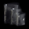 A5/A6/A7 Transparent Loose Leaf Ring Binder Notebook Weekly Planner Diary Cover. 