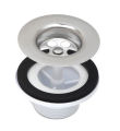 Kitchen Sink Small Drain Round Plug Hole - 7 CM. 