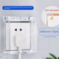 Waterproof 86 Type Switch Protective Cover Splash-Proof Box Kids Safety Electric Plug Cover Power Outlet Socket Protector Home.