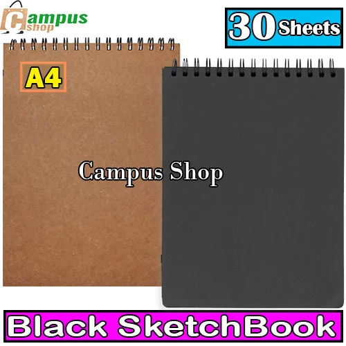 Black%20Sketch%20Book%20%20(Spiral)%20Good%20Quality%20For%20Drawing%20Painting%20Size%20A5,%20A4,%20A3%20-%20Image%203