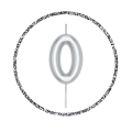 Golden & Silver Number Candle: Perfect for Birthday, Anniversary, and Events - (Pack of 1 Pcs).