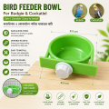 Round food grade water, softfood pot for bird and pigeon.