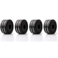 ARELENE 16Pcs 40X20mm Aluminum HiFi AMP Speaker Isolation Stand Turntable DAC Feet Pad.