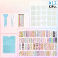 1Set Creative Goo Card Sticker Set DIY Keychain Cartoon Handmade Scrapbook Tools Fullhouse.