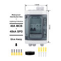 PV Combiner Box Waterproof Protection Solar Disconnect Switch. 