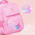 New primary school school bag for girls backpack 1-3-6 grade large capacity waterproof and wear-resistant backpack for girls. 