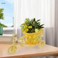 Artificial Woven Flower Basket Plant Stand for Table Centerpieces. 