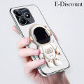 New Phone Case For Realme Note 50 4G Cover Astronaut Holder Stand Fashion Soft Silicone For Realme Note50 4G Case.