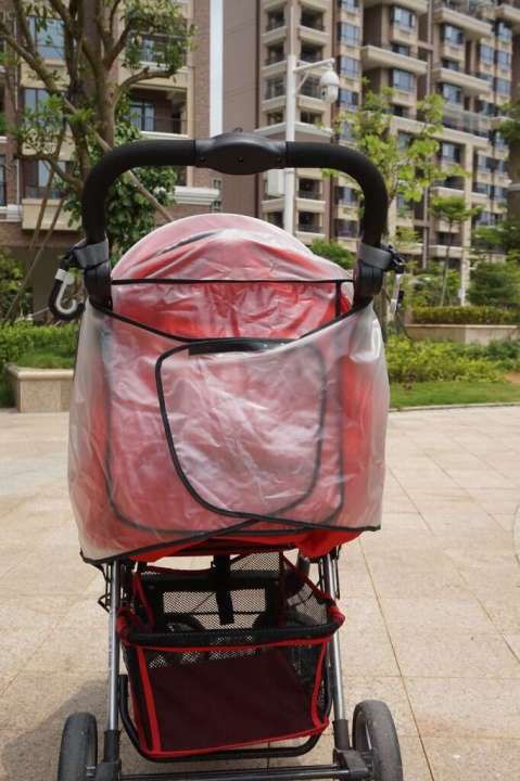 PVC%20material%20universal%20children's%20baby%20stroller%20dustproof%20and%20windproof%20umbrella%20car%20rain%20cover%20-%20Image%205