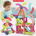 Strong Magnetic Stick Toys Set for Children's Brain Development and Educational STEM Toys (Kids Intellectual Development with Magnetic Building Blocks, Rods & Balls Construction Toy Set for Best Gifts) - Baby Toys for Early Education Stacking Blocks. 