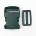 5Sets 38mm Quick Release Buckles For Backpack Webbing Strap Plastic Ring Clasp Dog Collar Belt Tri-Glide Slider DIY Accessories. 