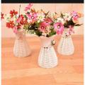 Flower Plastic Vase For Home Wedding Decoration -Not Excluding Flower - Flower Vase.