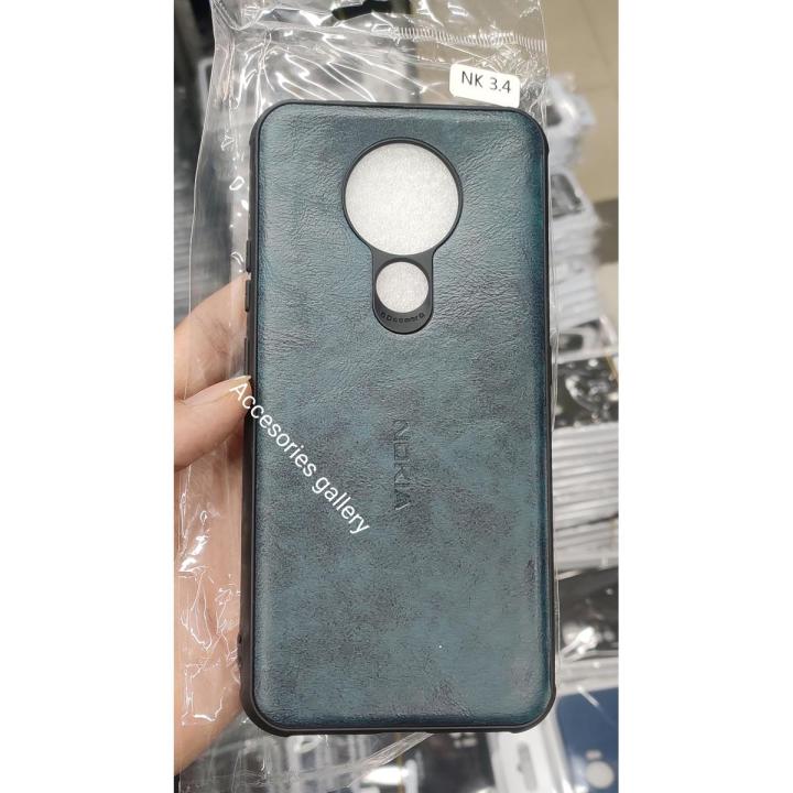 Nokia 3.4 Soft Artificial Leather Cover
