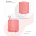 Mini Speaker Wireless Rechargeable Memory Card Loudspeaker HiFi Stereo Bar Party Sound Box AUX USB Soundbox Pink.