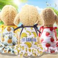 【Ready Stock Fruit Strawberry/Banana Printing Dog Dress Beautiful Cat Dress puppy clothes small damit ng aso for shih tzu XS-XXL Sling And Vest. 