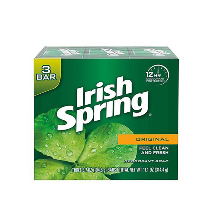 Irish Spring Bar Soap 3pcs USA