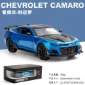 1:32 Transformers 5 Bumblebee Chevrolet Camaro Diecast Car Fast and the Furious Alloy Vehicles Car Model Metal Toy Model Pull back Sound Light Special Edition. 