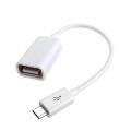 Android OTG Cable - White. 