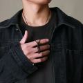 Simple Vertical Bar Pendant Necklaces for Men.