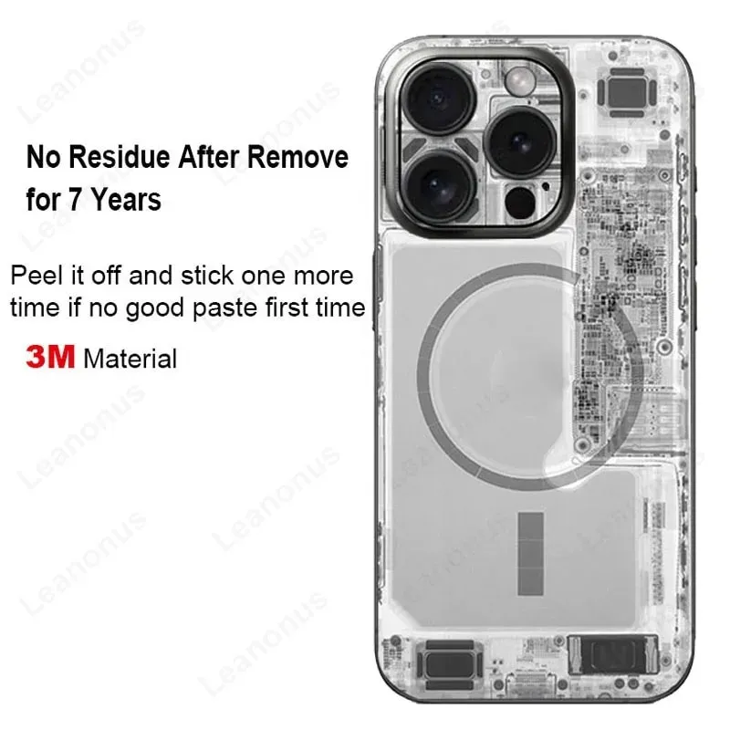 Adesivo Protettivo IPhone 13 Pellicola Protettiva In Vinile Carbonio Per IPhone 13/12, Trasparente E Anti Graffi Adesivo Retro IPhone Trasparente