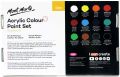 Mont Marte Acrylic Color Paint Set (75ML) - 12 Colors.
