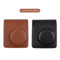 Camera protective case PU leather adjustable houlder trap uitable for Fuji. 