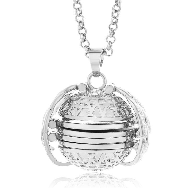 【Universal Car Parts Store】【Universal Car Parts Store】Expanding Memory Photo Locket Necklace Choker Angel Wings Jewelry Decoration Necklace Exquisite Torque Pendant