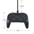 White/Black Classic Wired Game Controller Gaming Pro Remote Game Controller Gamepad For Nintendo Wii.