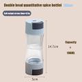 Double-Head Quantitative seasoning bottles Adjustable Spice Shaker Spice Storage 0.5g Accurate Dispenser Spice Jar.