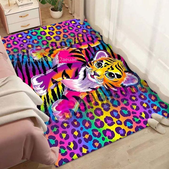 Funny Cute Animal Cartoon Art Carpet Children Play Rug Living Room Bedroom Home Mat Entrance Door Mats