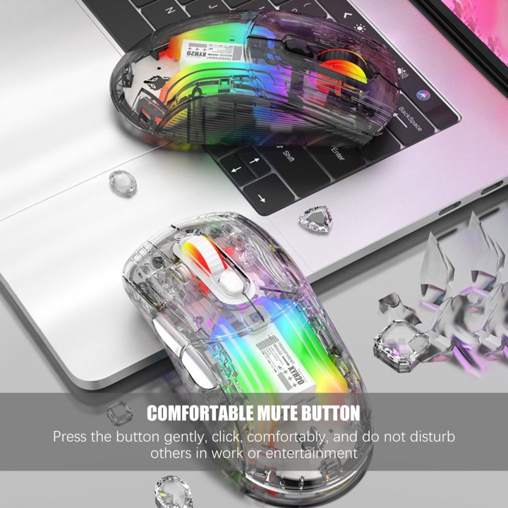 XYH20%20RGB%20Mechanical%20Gaming%20Mouse%20BT5.0%202.4G%20Wireless%20Mouse%20with%20USB%20Receiver%20for%20PC%20Computer%20Notebook%20-%20white%20-%20Image%204