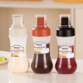 350ml 5 Hole Squeeze Condiment Bottles With Nozzles Plastic Ketchup Mustard Hot Sauces Olive Oil Bottles Kitchen Accessories. 