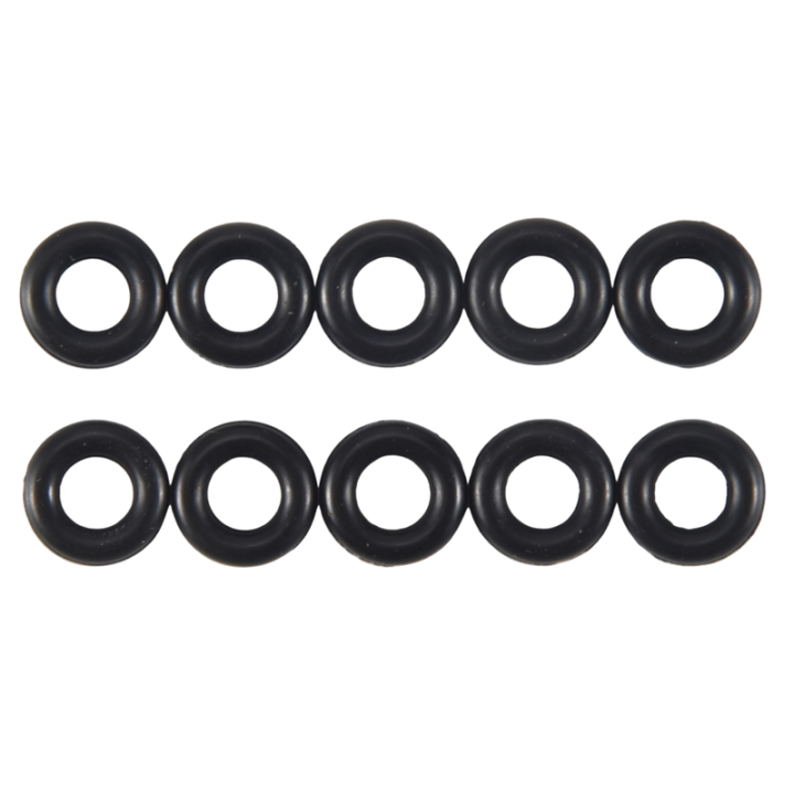 NCANRUI 10 pcs Black Rubber Oil Seal O Shaped Rings Seal washers 8 x 4 x 2 mm