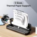 Phomemo M832 Portable Printer A4 BT Printer for Travel 300Dpi Wireless Inkless Thermal Printer Use in iOS Android Phone Laptop. 