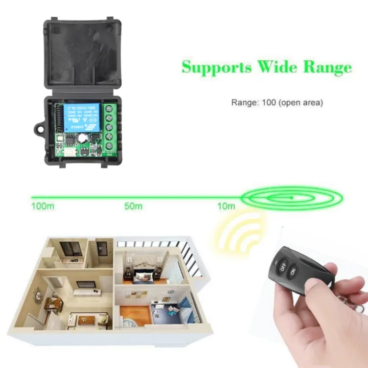 433%20Mhz%20Universal%20Wireless%20Remote%20Control%20Switch%20DC%2012V%201CH%20Relay%20Receiver%20Module%20and%20RF%20Transmitter%20Electronic%20Lock%20Control%20Diy%20-%20Image%205