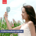 Yoobao Y-F3 USB Fan Rechargeable Handheld Mini Fan Desktop 3-level Small Fans Electrical Fan Blue 3000mAh.