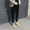 Spring And Summer New Casual Pants Men 'S Slim-Fitting Ankle Length Trousers Korean Fashion Non-Ironing Fashion Ankle-Tied Trousers Youth9Sub-. 
