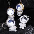 Cartoon Spaceman Light Glowing Keychain -Creative,Couple Gifts - Luminous Starry Bear Key Chain - For Car Keyring, Bags - Decoration Pendants - Cute Bear,Cat Space Astronaut.