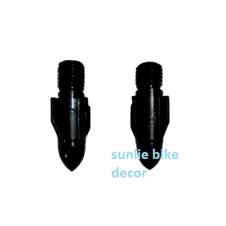 Looking Glass hole Screw or Universal Bulet For motorcycle Mirror. Black