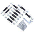 Wall Outlet Repair Tool, Junction Box Repair Set Standard Size Strut Bolt and Wrench Clear Threads for Electrical Box Installation.