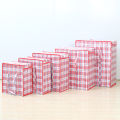 Moisture-proof quilt clothing storage bag thickened PP woven luggage packing bag folding portable travel storage bag.