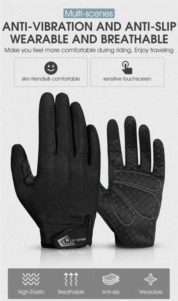Value Bundle WEST BIKING Summer Cycling Gloves Full Finger MTB Bike Gloves Screen Non-Slip Palm Rest Driving Riding Gloves | Daraz.lk Value Bundle WEST BIKING Summer Cycling Gloves Full Finger MTB Bike Gloves Screen Non-Slip Palm Rest Driving Riding Gloves | Daraz.lk