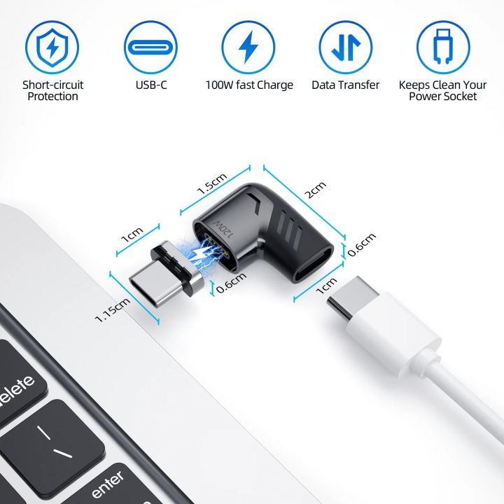 Fonken%20USB%20C%20Charger%20Adapter%20120W%20Fast%20Charging%20Type%20C%20Magnetic%20Cable%20Converter%20For%20Xiaomi%20Mi%209%20Redmi%20Note%2010%20Samsung%20Note%2010%209%20-%20Image%205