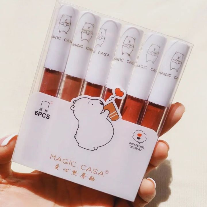 Magic%20Casa%20Cute%20Bear%20Lipstick%20Set%206%20Pcs%20-%20Image%202