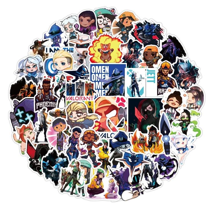 10/30/50PCS%20Game%20Valorant%20Graffiti%20Sticker%20Waterproof%20Suitcase%20Notebook%20Water%20Cup%20Refrigerator%20Helmet%20WaterCupWholesale%20-%20Image%202