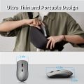 Wireless Mouse, Slim Portable Computer Mouse with USB Mini Receiver, 2400 DPI, 2.4GHz Silent Travel Mice for Laptop PC. 